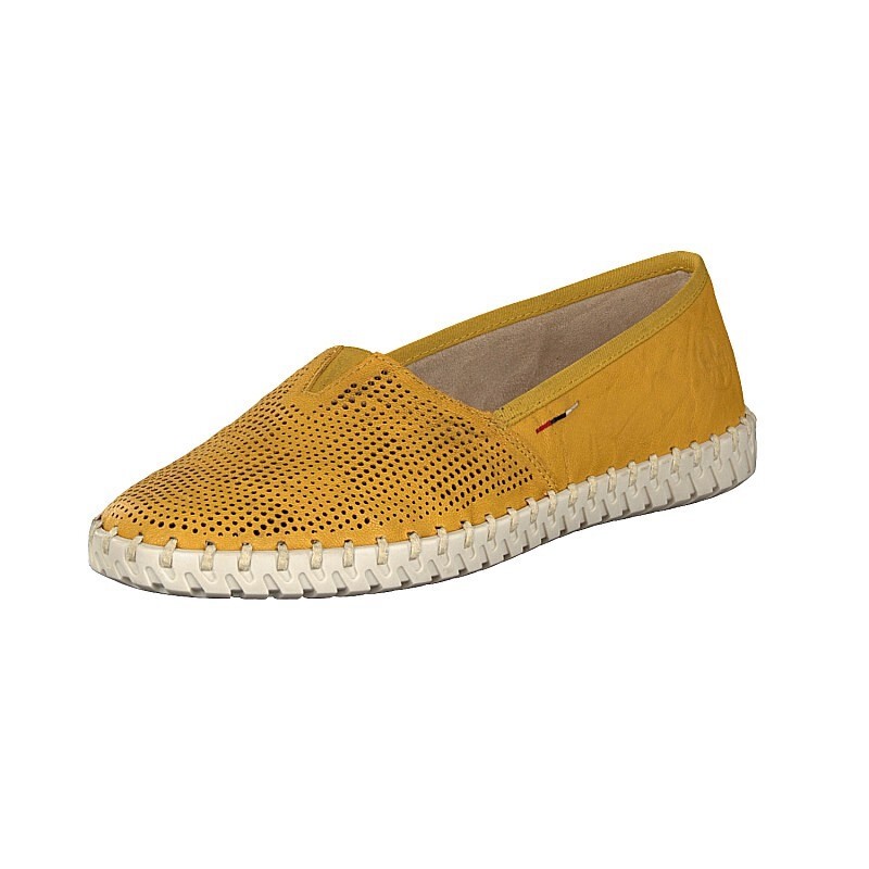 Slip On Rieker L1376-68 Para Mulher - Amarelas